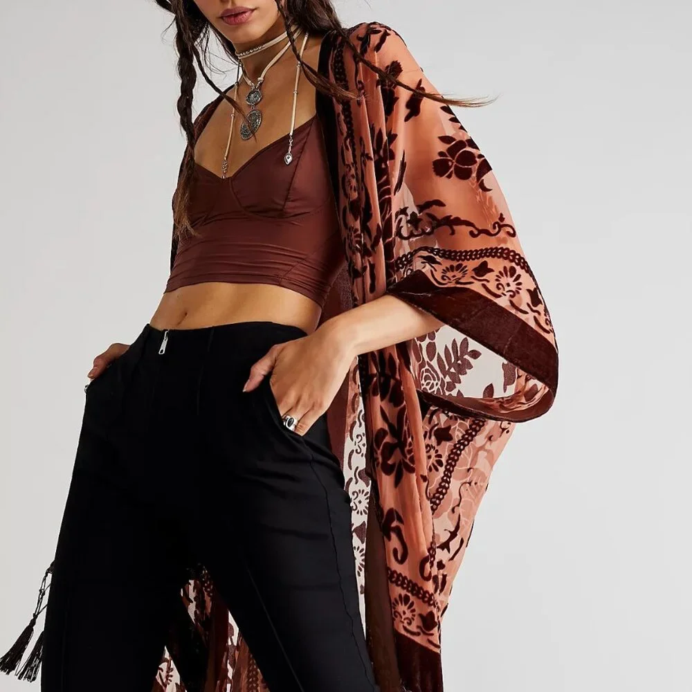 Free People Nightbird Kimono Duster - Picture 4 of 5